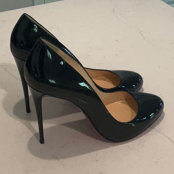 Christian Louboutin Dorissima 100 Patent Leather Pumps - Picture 5 of 10